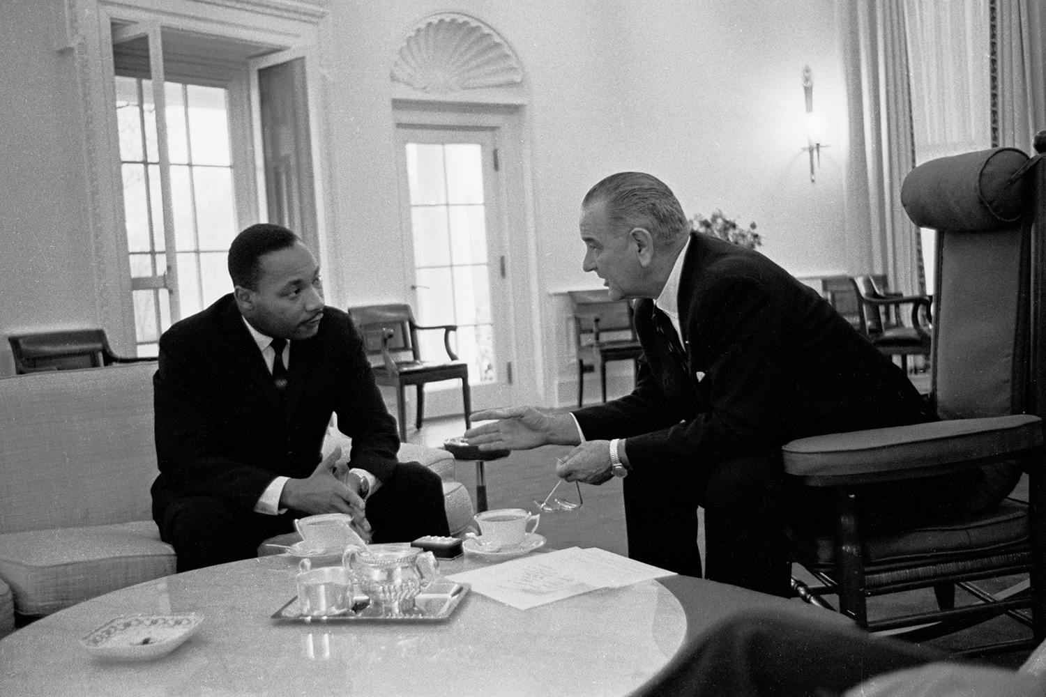 martin luther king and lyndon johnson